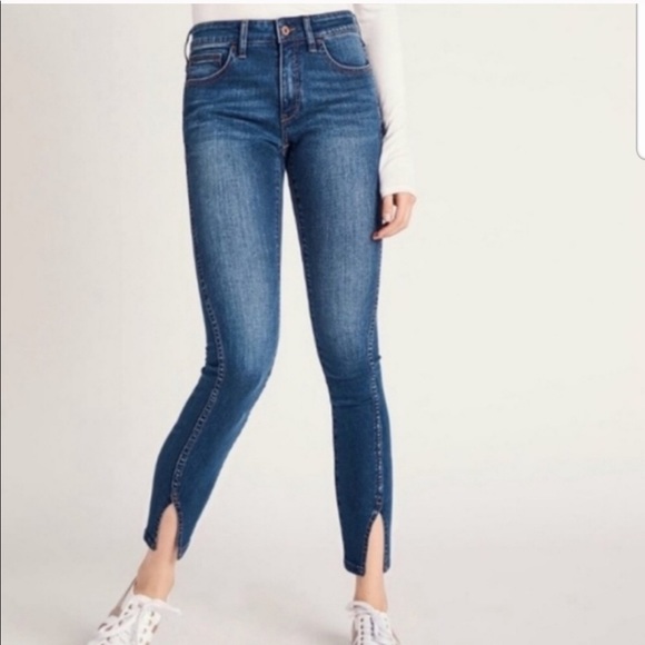 The Letterpress Midrise Skinny Jeans 
